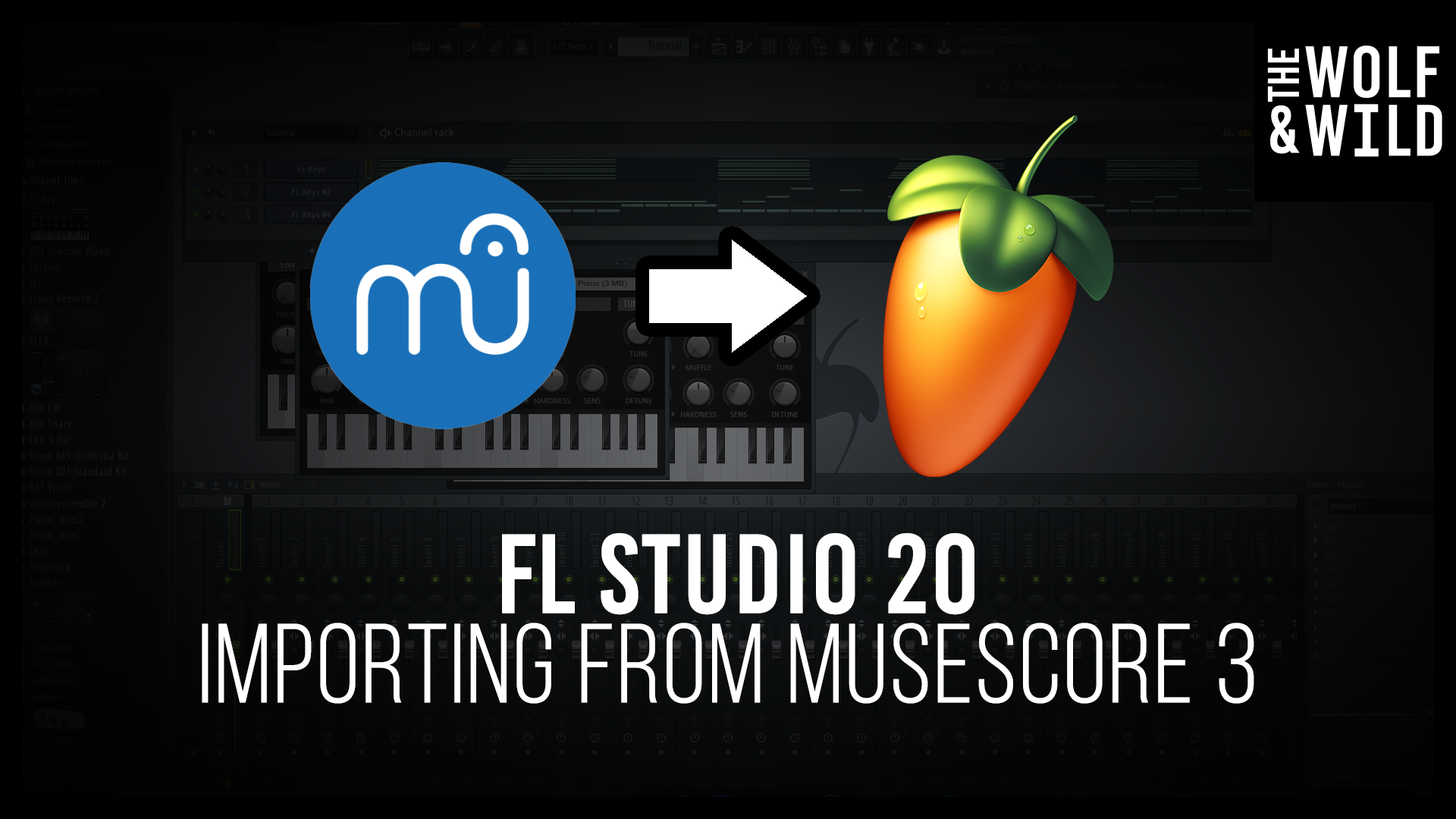 FL Studio 20 - Importing From MuseScore 3